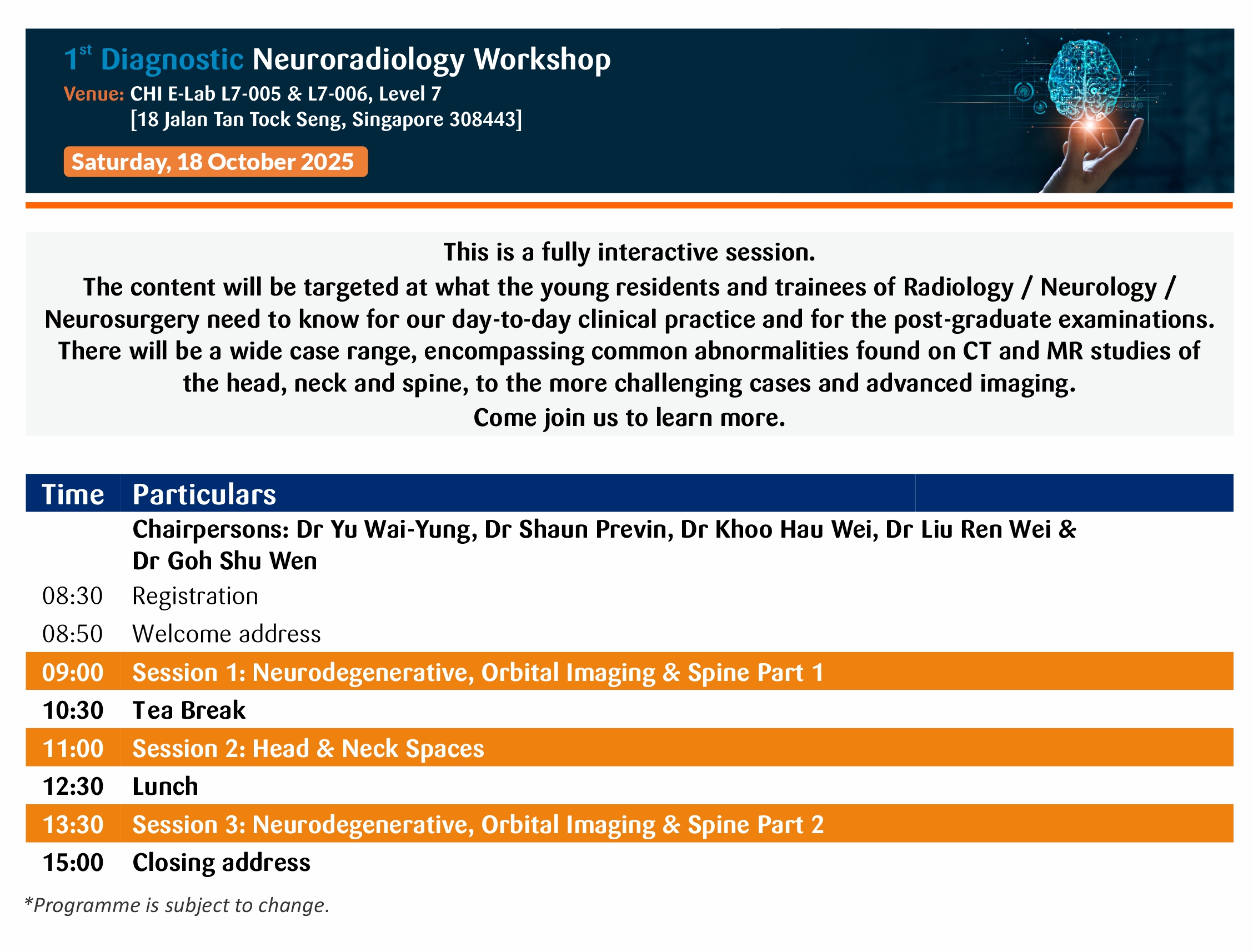 Diagnostic Workshop